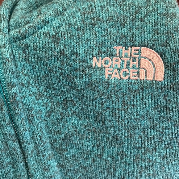 Turquoise full zip fleece | The North Face - Picture 4 of 4